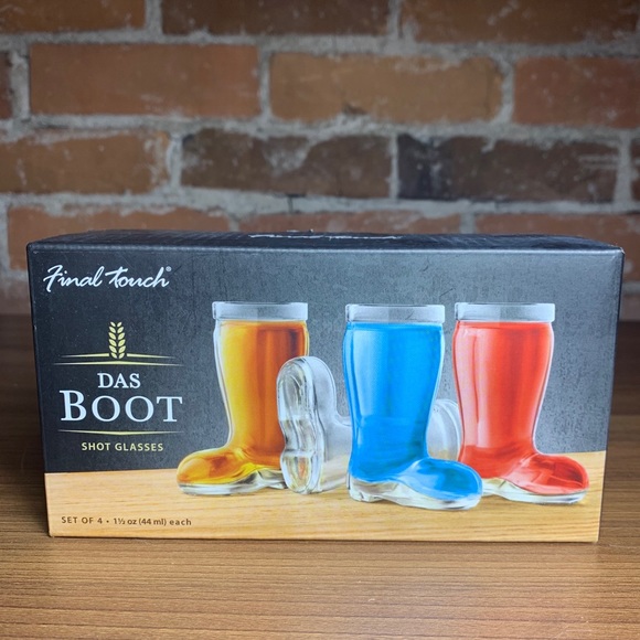3/$30 - Final Touch Das Boot Shot Glasses - Picture 2 of 8